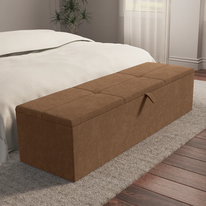 Cubed Ottoman Storage Box - Mink Naples