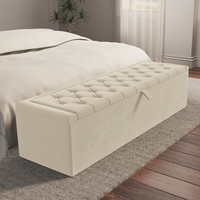 Cream Plush Velvet