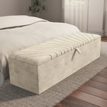 Sunrise Ottoman Storage Box - Almond Coniston