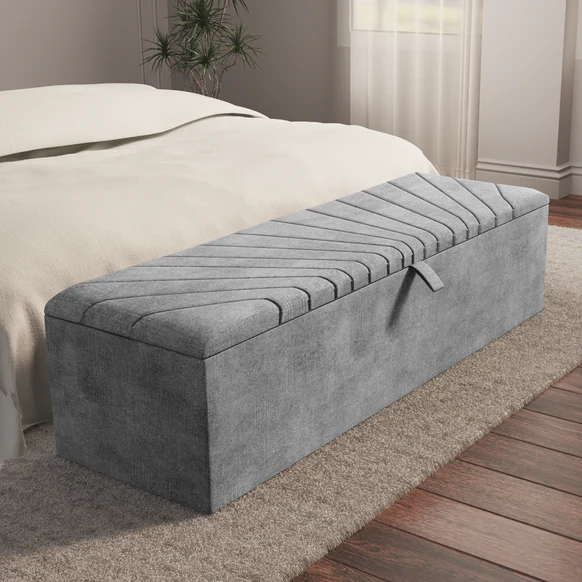 Sunrise Ottoman Storage Box - Armour Coniston
