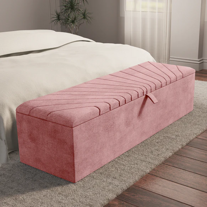 Sunrise Ottoman Storage Box - Pink Coniston