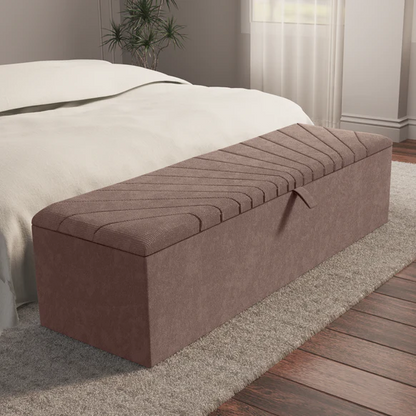Sunrise Ottoman Storage Box - Mauve Naples